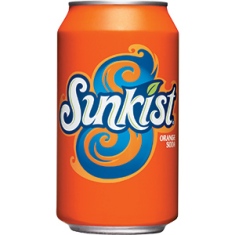 Sunkist Orange Soda Can | 24SUOR | Viele & Sons Foodservice Distributors