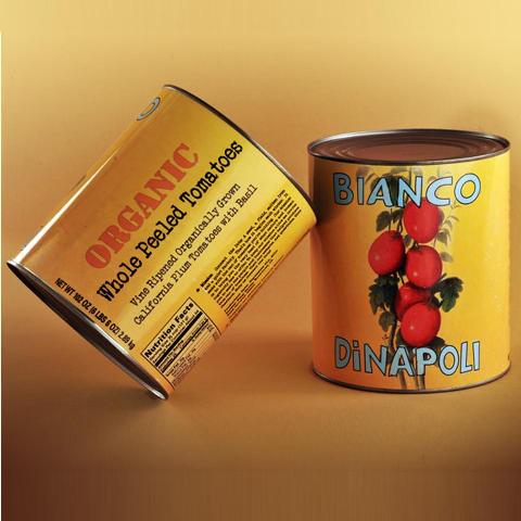 Kostumer Held og lykke Uoverensstemmelse Bianco DiNapoli - Organic Whole Peeled Tomatoes | 6WHTOOR | Viele & Sons  Foodservice Distributors