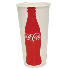 Solo - Cup, 32 oz Coke Print, Double Sided Poly Paper Cup | CCB32 ...