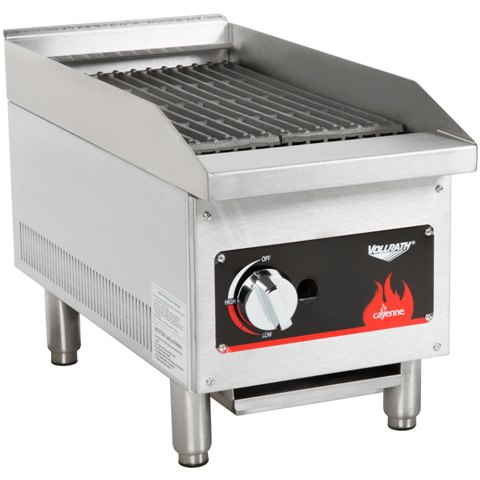 Vollrath - Cayenne Charbroiler, Medium Duty, Gas Countertop Lava ...