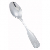 Winco - Toulouse Demitasse Spoon, 18/0 Stainless Steel, Extra Heavy Weight, 12 count