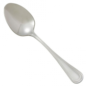 Winco - Deluxe Pearl Demitasse Spoon, 18/8 Extra Heavyweight, 12 count