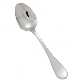 Winco - Venice Teaspoon, 6 1/8&quot; Extra Heavyweight Stainless Steel, 12 count