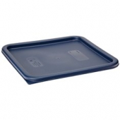 Cambro - CamSquares Food Storage Container Lid, Midnight Blue Square Plastic, Fits 12/18/22 qt Conta