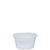 Dart - Conex Complements Portion Cup, .75 oz Clear PP Plastic, 2500 count