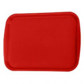 Vollrath - Traex Premium Fast Food Tray, 12x16 Red Plastic