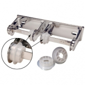 Georgia Pacific - Dual Roll Self-Lock Tissue Dispenser, Chrome