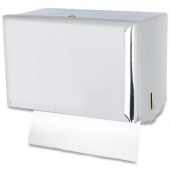 San Jamar - Singlefold Paper Towel Dispenser, 7.5x10.75x6 Chrome, each