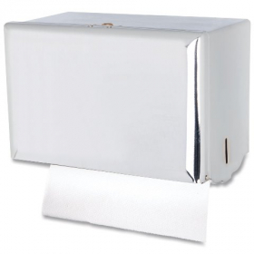 San Jamar - Singlefold Paper Towel Dispenser, 7.5x10.75x6 Chrome, each
