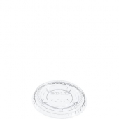 Solo - Ultra Clear Portion Cup Lid, 1 oz Clear PET Plastic, 2500 count