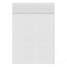 Seal/Zip Top Recloseable Bag, Clear Line, 10x12