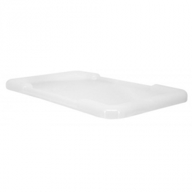 Omcan - Meat Lug Box Lid, 25x16x2 White Plastic, each