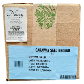 Nancy Brand - Caraway Seeds, Ground, 10 Lb