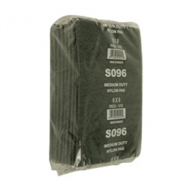 ACS - Scouring Pad, Medium Duty 6x9 Dark Green, 6/10 count