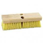 Deck Brush Head, 10&quot; Polypropylene Bristles