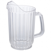 Winco - Water Pitcher, 32 oz Clear PC Plastic, each