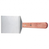 Winco - Turner for Steak/Burger with Offset, 4x3.75 Blade with Wooden Handle