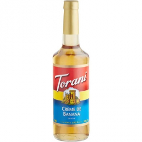 Torani - Creme de Banana Syrup, 12/750 mL