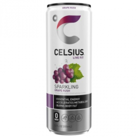 Celsius - Sparkling Grape Rush Energy Drink, 12/12 oz