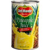 Del Monte - Pineapple Juice, 100%, 12/46 oz