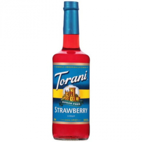 Torani - Sugar Free Strawberry Syrup, 12/750 oz