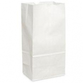 Paper Bag, #12 White, 7x4.5x13.75, 500 count