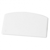 Winco - Dough Scraper, 5.5x3.75 White Plastic