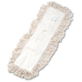 Unisan - Dust Mop Head, 24x5 Industrial Cotton