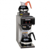 Bunn - Coffee Brewer, Low Profile Pourover with 2 Warmers, each
