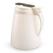 Vollrath - Dripcut Plastic Server Cover, 48 oz Almond Color