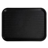 Winco - Fast Food Tray, 12x16 Black Plastic, each