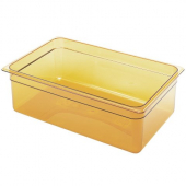 Cambro - Food Pan, Full Size 6&quot; Deep, 20.6 Quart High Heat Amber Color, each