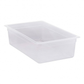 Cambro - Food Pan, Full Size, 6&quot; Deep, 20.6 Quart Translucent PP Plastic, each