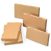 Flatbread Box, 16x9x1.5 Plain Kraft, 50 count