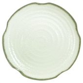 Victoria Plate, 12" Lotus Shape Melamine, 12 count