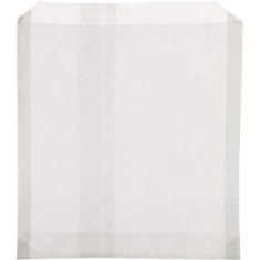 Sandwich Bag, #18, White, 6x.75x6.5