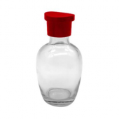 Town - Soy Sauce Bottle with Red Top, 5 oz Glass, each