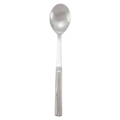 Winco - Solid Serving Spoon, 11.75&quot; Stainless Steel with Hollow Handle