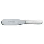 Dexter Russell - Sani-Safe Baking Spatula, 6.5&quot; Straight Blade with White Plastic Handle, each