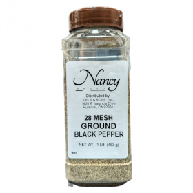 Nancy Brand - Black Pepper, Ground, 28 Mesh Dust Free, 1 Lb