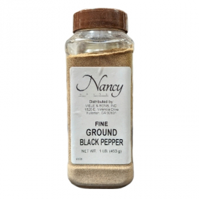 Nancy Brand - Black Pepper, Fine, 1 Lb