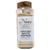 Nancy Brand - White Pepper, Ground, 1 Lb