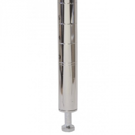 Omcan - Wire Shelf Post with Leveler, 13&quot; Chrome Plated, each