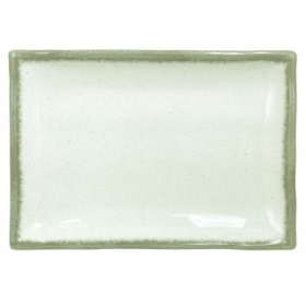 Victoria Plate, 12 oz Wavy Rectangular Melamine, 8.5x5.75x1.125, 12 count