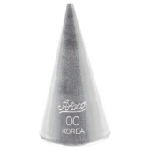 Cake Decorating/Pastry Piping Tip, #1 Plain Stainless Steel