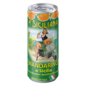 A&#039; Siciliana - Mandarino di Sicilia Sparkling Mandarin Beverage, 24/11.5 oz