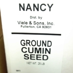 Nancy Brand - Cumin Seed, Ground, 25 LB
