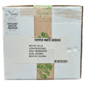 Nancy Brand - White Pepper, Ground, 25 Lb