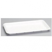 Genpak - Meat Tray, White, #25SH Supermarket, 14.75x8x1