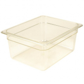 Cambro - Food Pan, 1/2 Size 6&quot; Deep, 9.4 Quart High Heat Amber Color, each